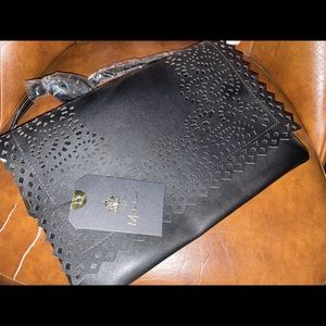 Black moda luxe purse / handbag